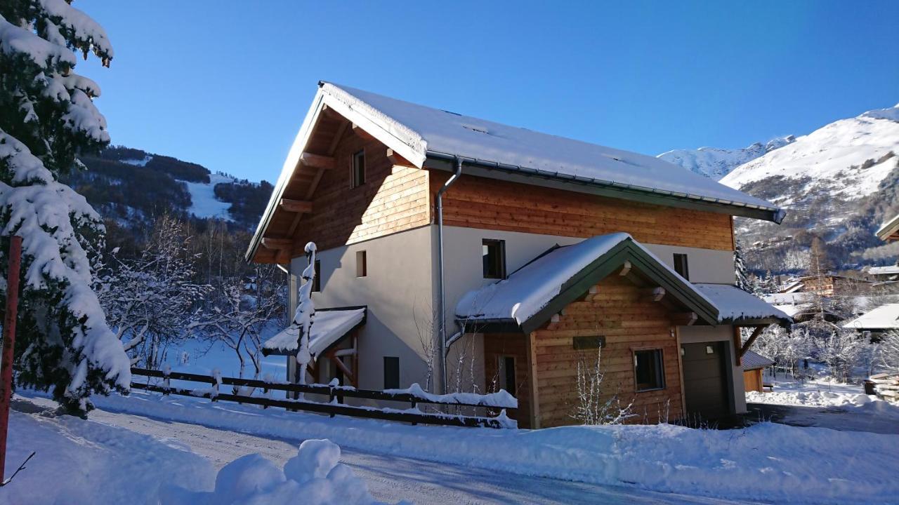 Ferienwohnung Chalet Des Plans Valloire Exterior foto